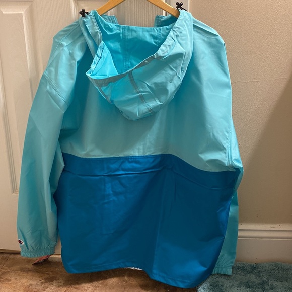 A blue champion rain coat - Picture 2 of 3